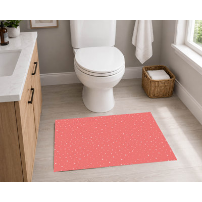 Tapis de toilette rectangulaire absorbant et antidérapant Vast Sky