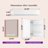 Husai Recessed or Surface Mount Aluminum Frameless Medicine Cabinet With Mirrored Door and Adjustable Shelves-416527324-408647446