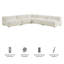 Canapé modulaire de coin 5 pièces Auren-460213372-460213374