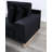 Messina 122.5"W Velvet Reversible Sectional Sofa Ottoman With Storage Compartment, Drawer, USB Ports, Charging Outlets