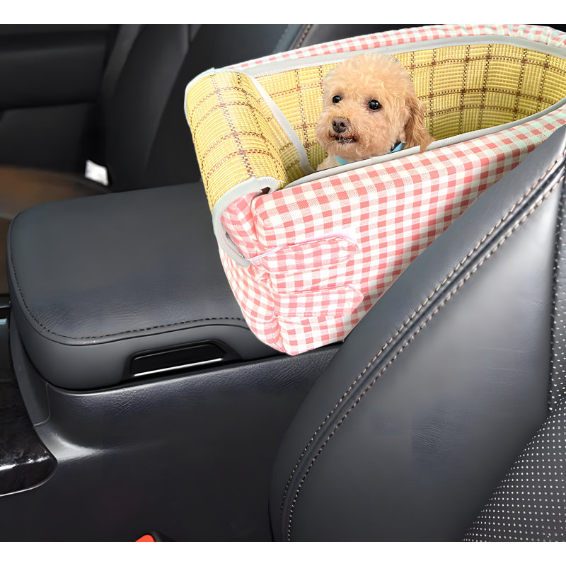 Siège d'auto en polyester Puppy, Rose