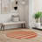  Positano 4' x Round Terracotta Ivory Modern Rug-621661298