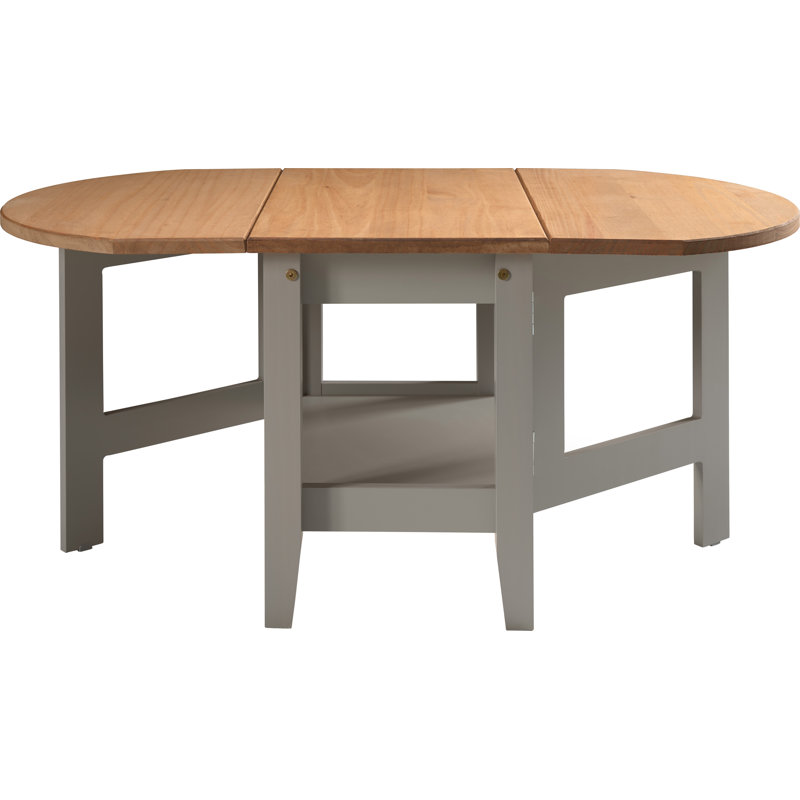 Allbritton Drop Leaf Coffee Table, Grey