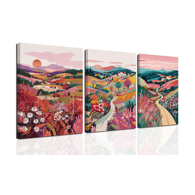 3 Piece Wrapped Canvas Print