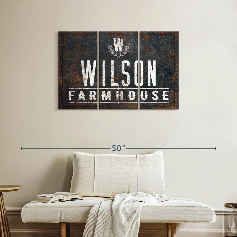 Plaque murale Wilson Farmhouse