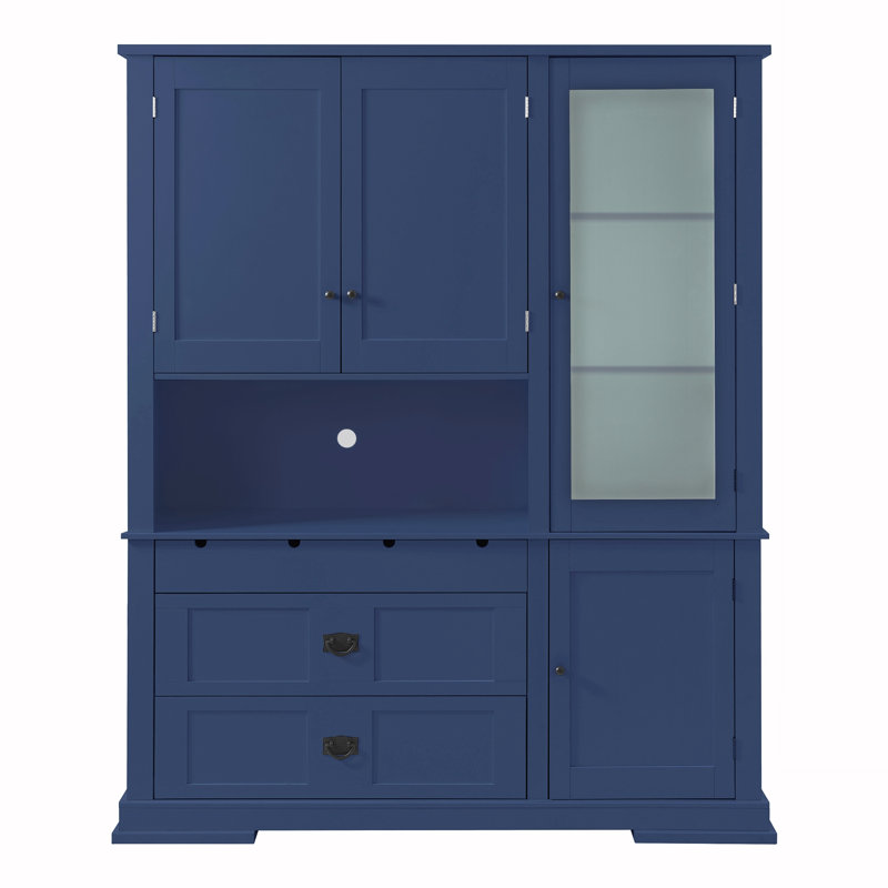 Armoire de rangement pour garde-manger, Bleu