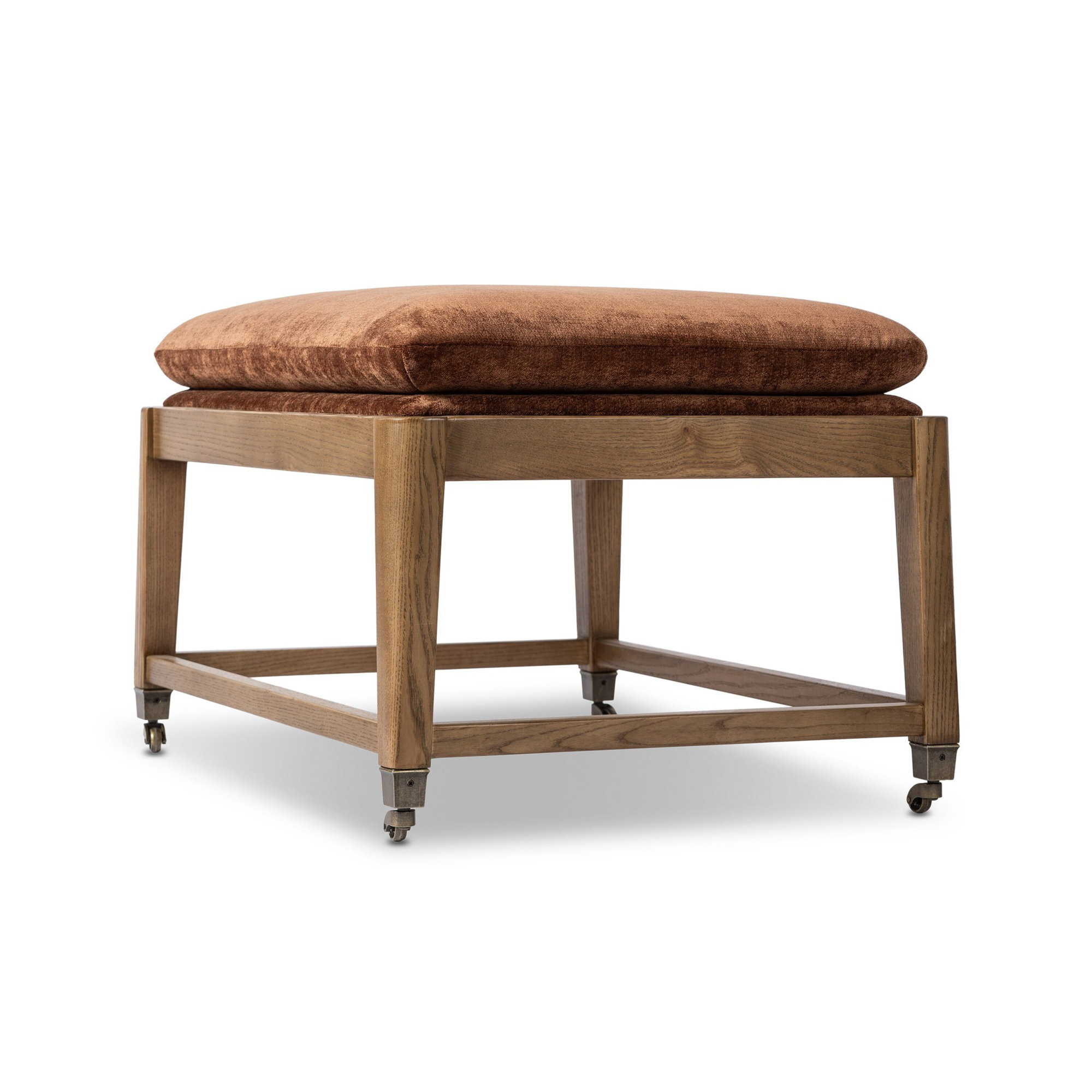 Eleanor Accent Stool, Brown