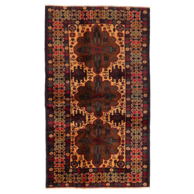 Teimani Tan Rug 3'7" x 6'5"