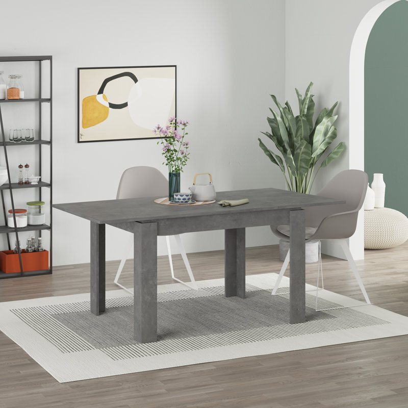 Extendable Dining Table, Retro Grey
