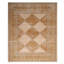 Distressed Homage Hand Knotted Wool Geometric Area Rug-519971044