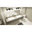 84 po x 21 po x 4 po L'ensemble de meuble-lavabo flottant gratuit avec béton Mesh Board® - Original Vanity Bracket®