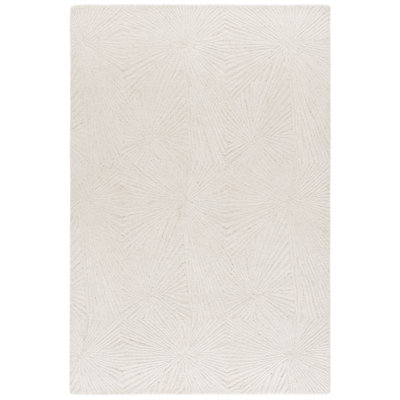 Ebony 930 Hand Tufted Wool/Cotton Abstract Rug in Gray