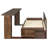 Multifunctional Daybed with Removable Desk, Storage Drawers & Hydraulic Side Table, Space-Saving Sofa Bed Frame-1717783897-1717783899