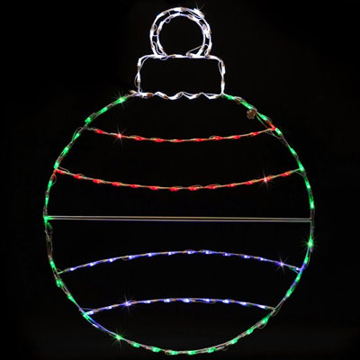 Ornament LED with Striped 48"
