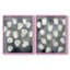 ABSTRACT Series CMXIX - Impression encadrée de qualité supérieure - prête à être accrochée - aucun clou requis - aucun clou requis-1759214142-1759214130