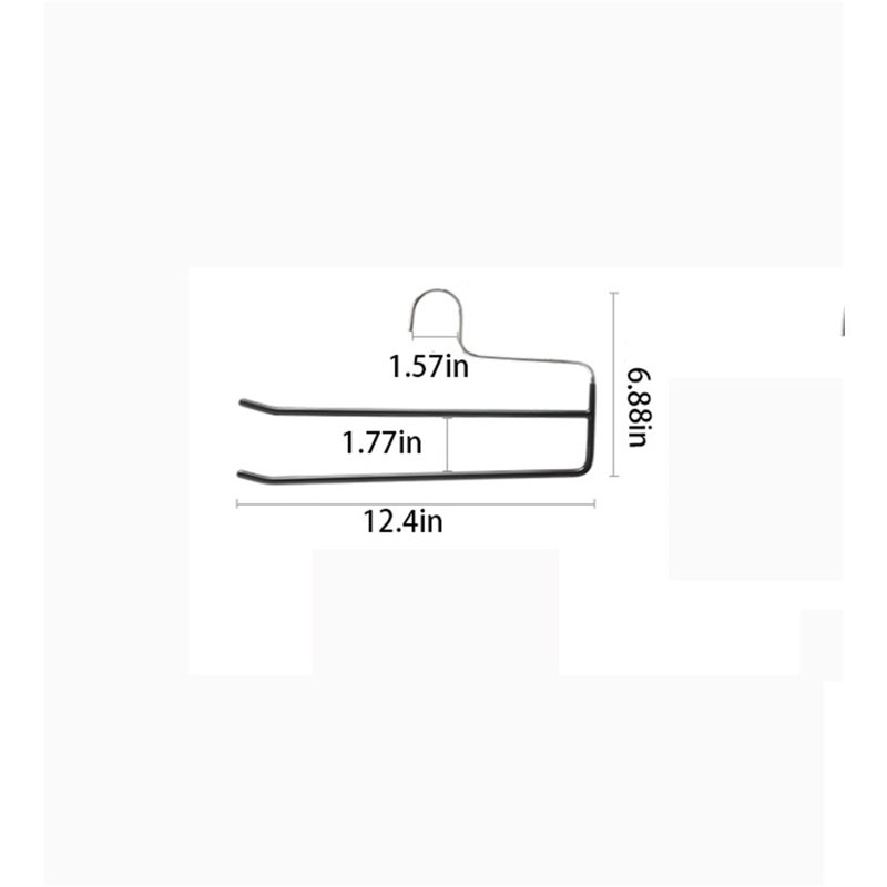 Cintre à double rangée pour pantalons antidérapants, 15