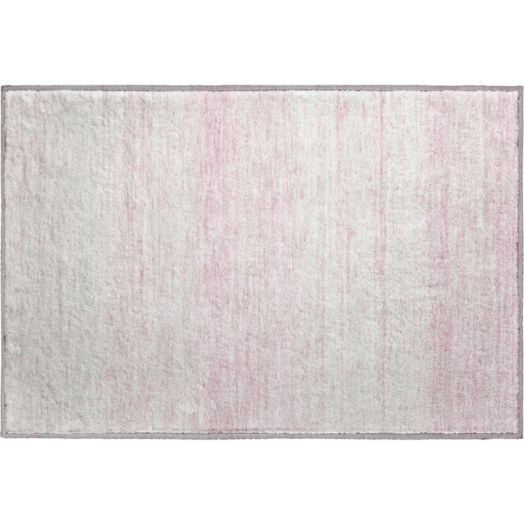 Premium Machine Washable Prisco Pink Rug