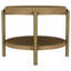 Table de bout ronde avec plateau de rangement Benson