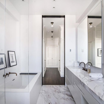 Cube 72'' L Freestanding Soaking Bathtub