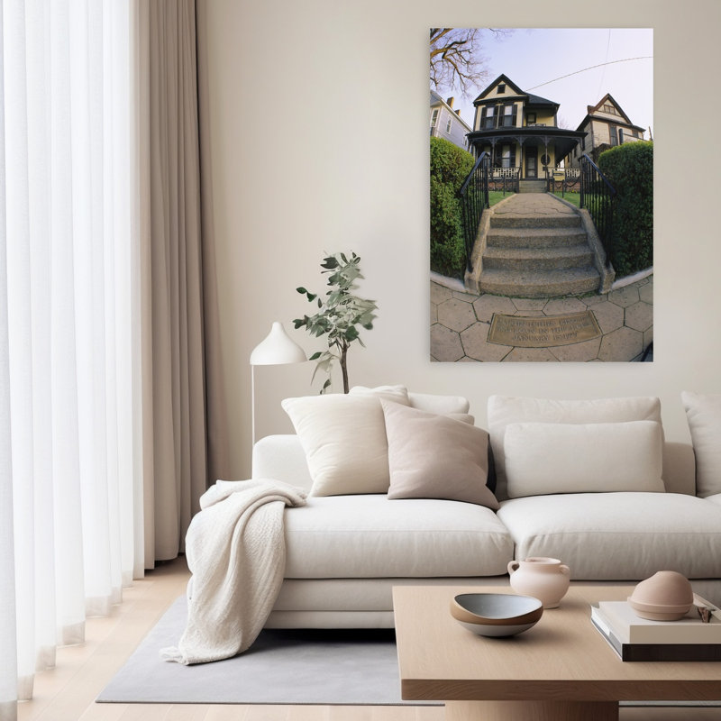 Facade Of A House Birthplace Of Martin Luther King Jr Atlanta Georgia USA by Jerry Driendl Photography - Print