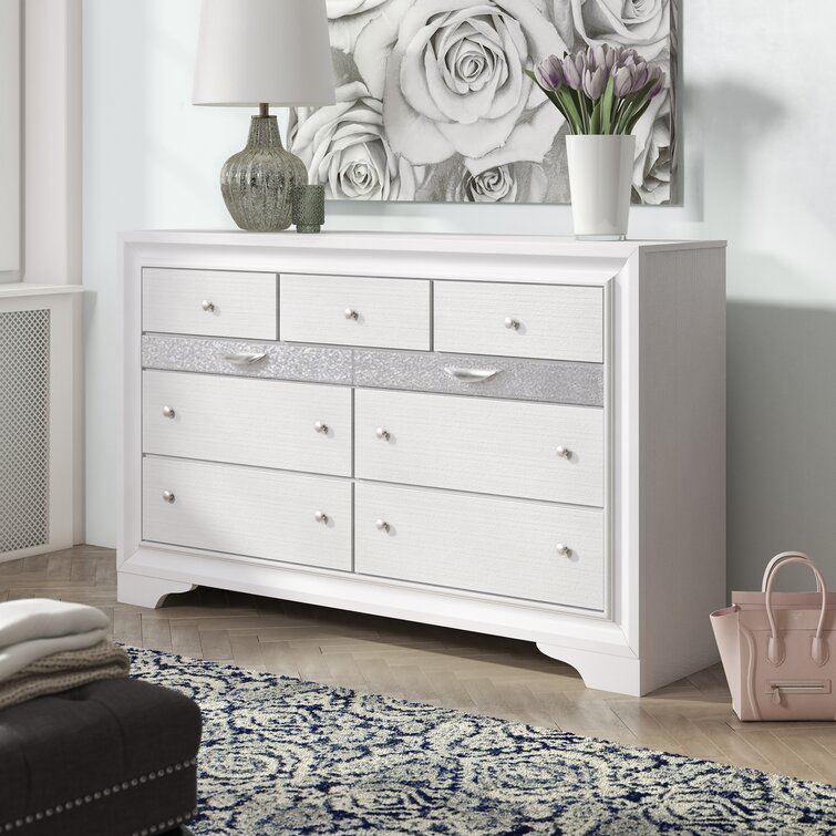 Coaster Furniture Louis Phillipe White 6 Drawers Dresser  White wood  dresser, Coastal bedroom furniture, White bathroom furniture