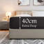 Tanvish Luxury Microfiber Fitted Sheet - 40 cm Deep Pocket, Ultra-Soft - Wrinkle-Free and Easy Care-1751870255-1751870253