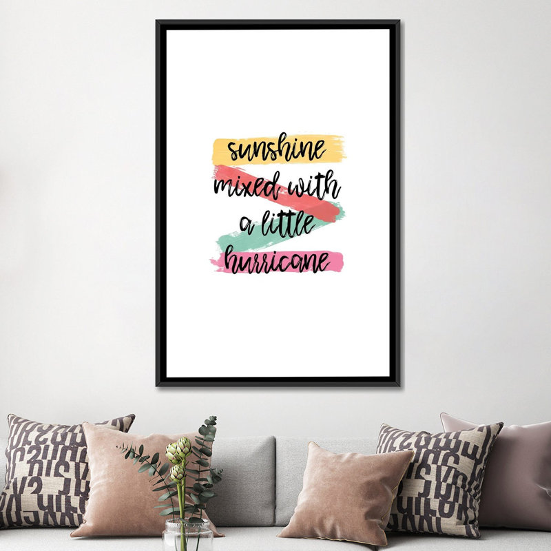 « soleil », art textuel sur toile, H 60 po x l 40po x P 1,5 po, Toile avec cadre noir, Pas de tapis