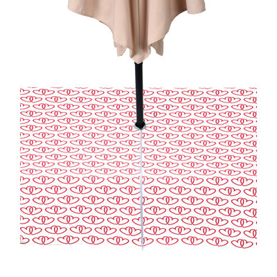 Geometric Valentine's Day Tablecloth