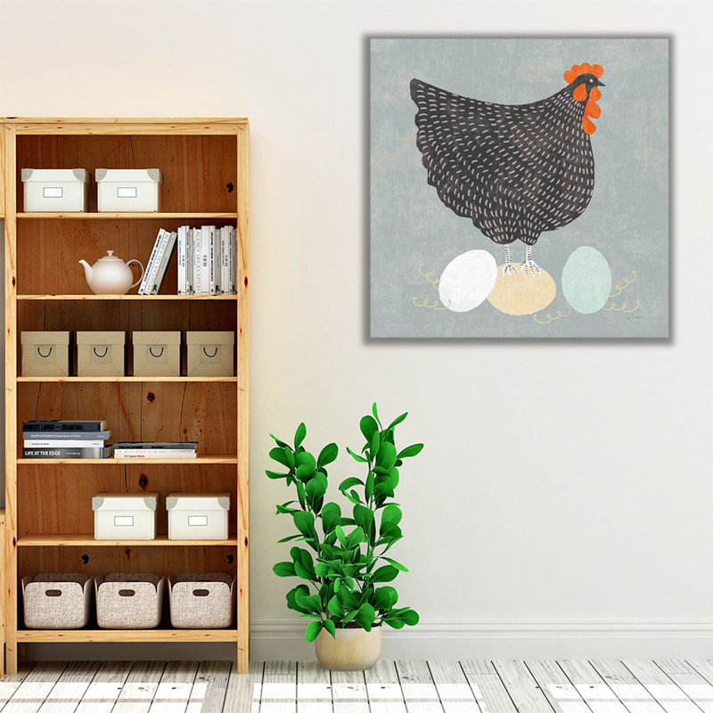 Fresh Eggs I - reproduction d'art sur toile, H 30 po x l 30 po
