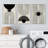 Mid-Century Modern Black And White Minimalist Abstract Home Decor Framed Wall Art Work Canvas Print-119018148-71202613