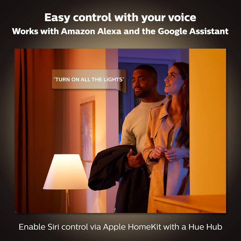 Philips Hue Iris Smart Table Lamp With White And Colour Ambiance LED - Voice Control Via Hue App, Alexa, Google Assistant, And Apple Homekit