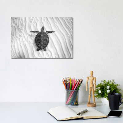 Green Sea Turtle Great Barrier Reef #4 by Jordan Robins - Wrapped Canvas Print