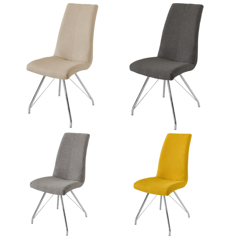 Norgard 20.07cm H Polyester Blend Upholstered Accent, Yellow