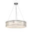 6- Light Modern Mid-Century Luxury Round Crystal Chandelier Chrome Drum Crystal Pendant Living Room-1231904912-1231904919