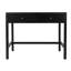 Bureau Mendel en bois noir, largeur de 40 po, 2 tiroirs-1758907437