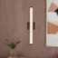 Geri 24-in Black dimmable LED Wall Sconce-635780408