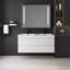 Meuble-lavabo mural double avec plateau en marbre de culture 48 po Viarra-97926303