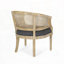 Fauteuil d'appoint en bois d'hévéa-2096968337