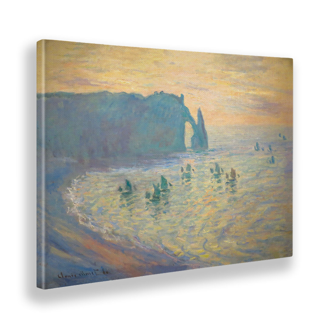 Wandbild Cliff panorama von Claude Monet