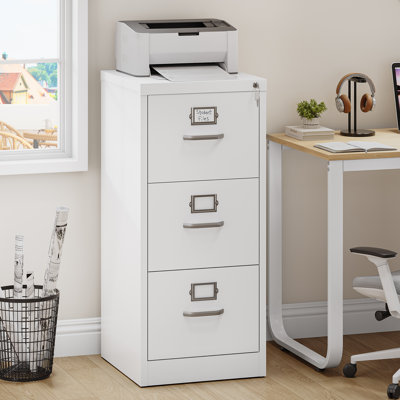 Melchora 116.33cm Wide 3 -Drawer File Cabinet