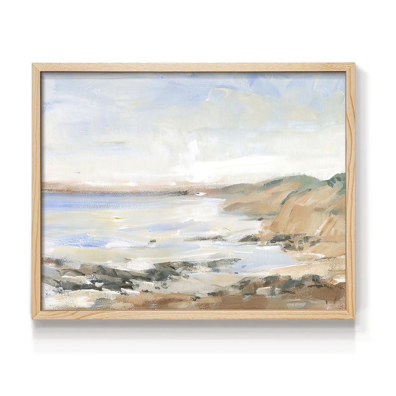 Shoreline Study II -Framed Print - Restickable