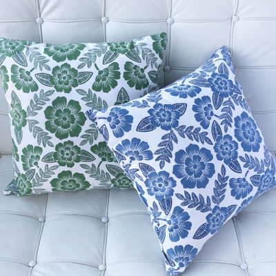 Housse de coussin et insert de 17 po Carens