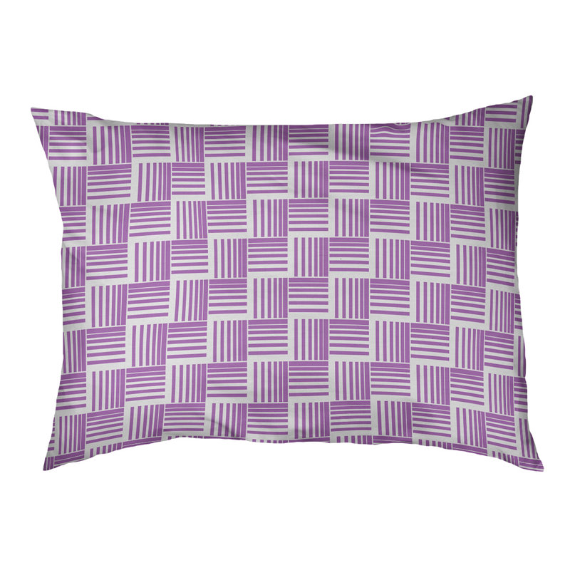 Coussin Cheng, Moyen (l 40 po x P 6,5 po x H 30 po), Violet clair