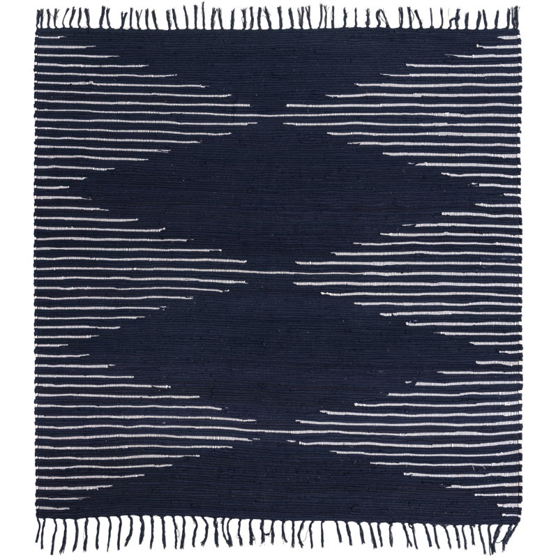 Tapis carré en coton 7 pi 1 po Keita