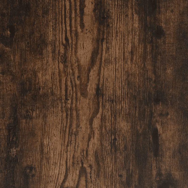 Hawkes 96cm H x 80cm W Chipboard Standard Bookcase, Smoked Oak