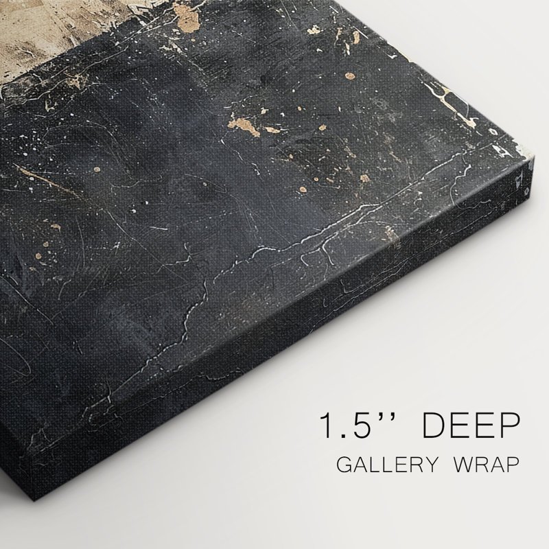 ABSTRACT Series CCCCXXII - Toile tendue avec châssis de qualité supérieure - Prêt à être accroché, H 12 po x l 8 po