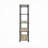 Itzel Wood Metal Bookshelf With 4 Open Compartments