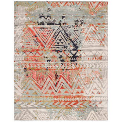 Samarkand 180 Area Rug In Red / Green
