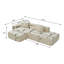 Canapé modulaire en L de 105 po avec méridienne Boneless, sans assemblage requis-1895371790-1895371791