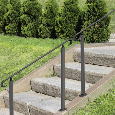 Rampe d'escalier en métal